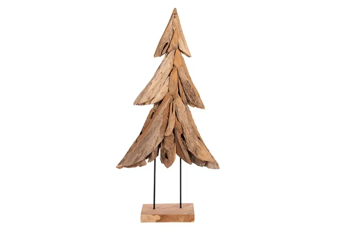 Tree Teak Natural on Stand Size : 118cm