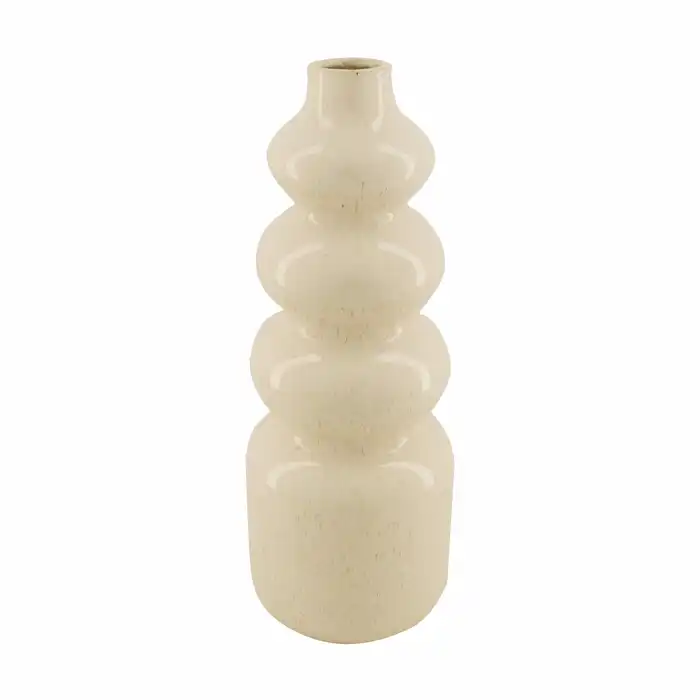 Vase Ceramic 15x37.5cm - White