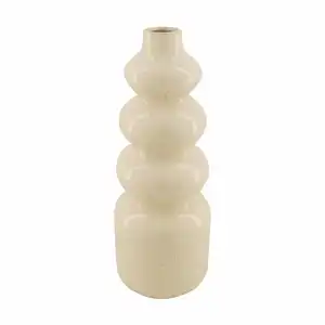 Vase Ceramic 15x37.5cm - White