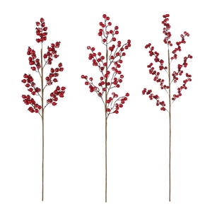 Winterberry spray Red 3 Assorted - 80cm