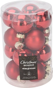 Xmas Ball 35mm Set of 16 Color : Red