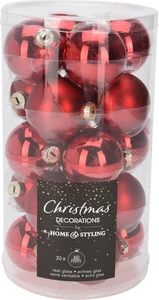 Xmas Ball 60mm Set of 20 Color : Red